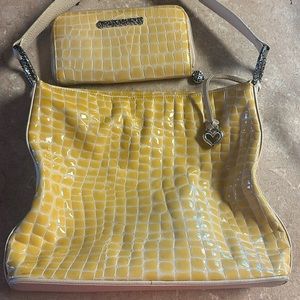 Brighton cream yellow purse & wallet